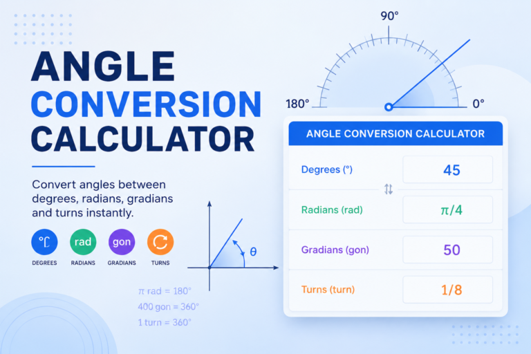 Best Angle Conversion Calculator